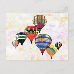 Sky Balloons ~ Postcard Modern
