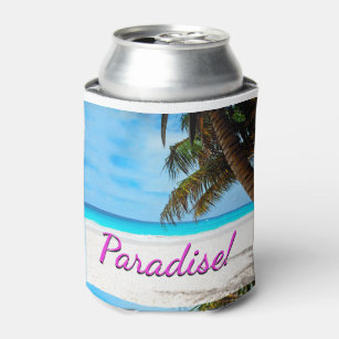 Sky, beach, palm trees - Paradise! Can Cooler