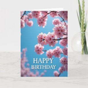 Sky Bloom Birthday Card