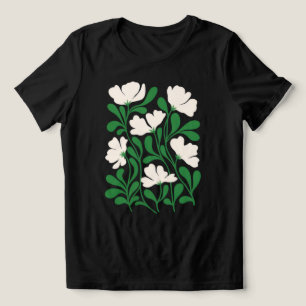 Sky Bloom Women’s Floral T‑Shirt Tri-Blend Shirt