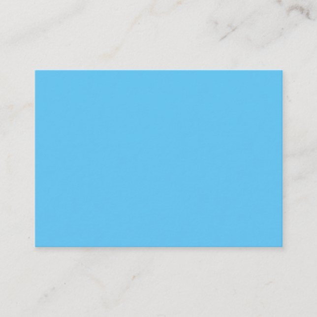 Sky Blue #5EC5F3, Blue Hosta Enclosure Card (Front)