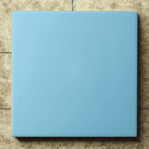 Sky Blue #87ceeb Light Airy Modern Accent Ceramic Tile