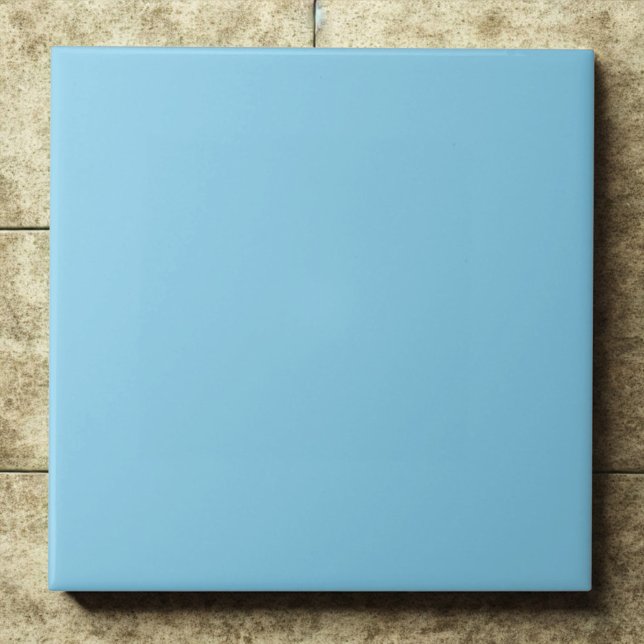 Sky Blue #87ceeb Light Airy Modern Accent Ceramic Tile (Creator Uploaded)