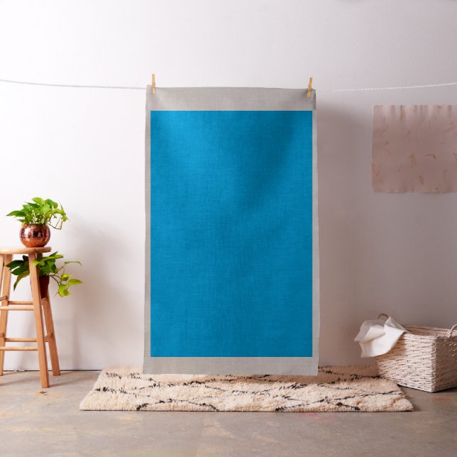 Sky Blue Abstract Wallpaper • Modern Color Art Fabric (In Situ)