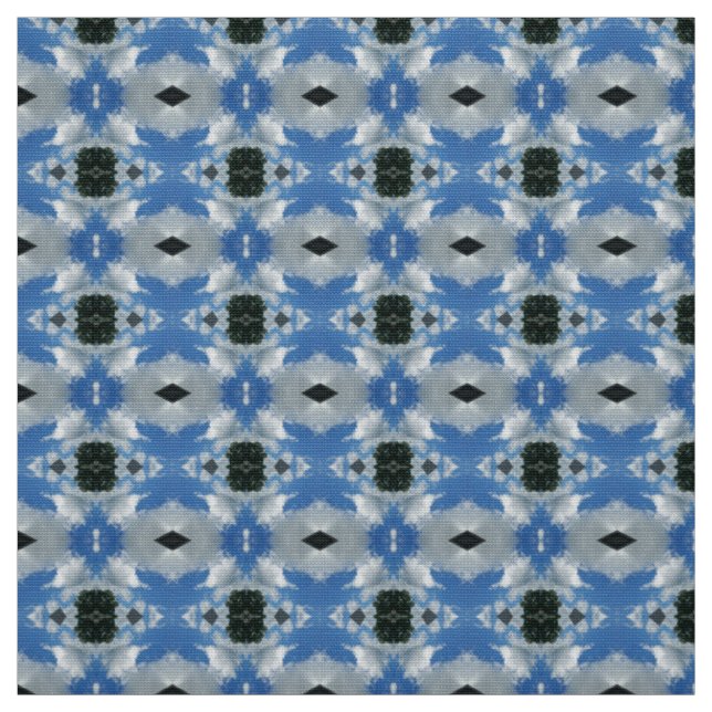 Sky Blue and Cloud Furniture Fabric (Swatch)