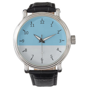 Sky Blue and Pale Silver Watch