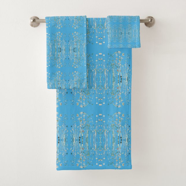 Sky Blue Bath Towel Set (Insitu)
