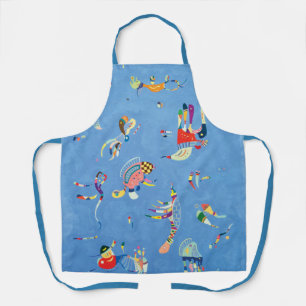 Sky Blue by Wassily Kandinsky Apron