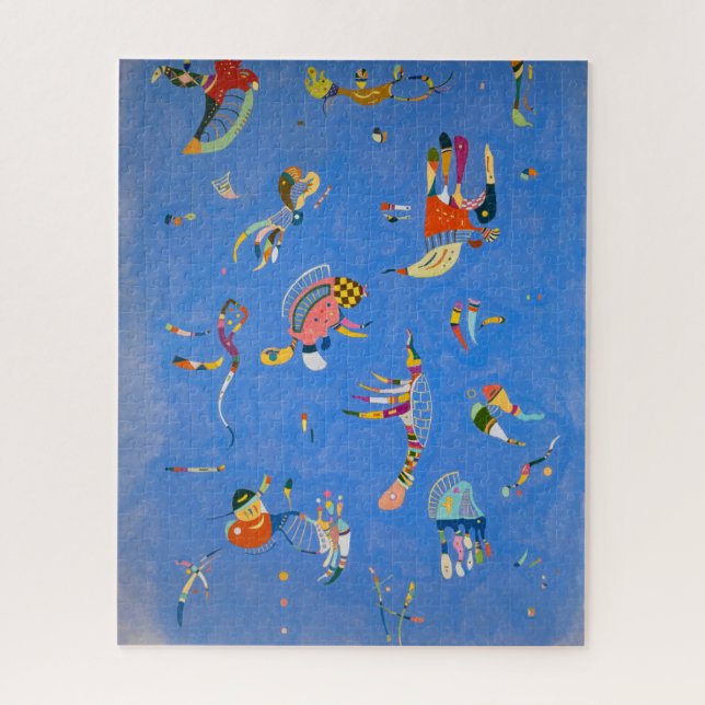 Sky Blue by Wassily Kandinsky Jigsaw Puzzle (Vertical)