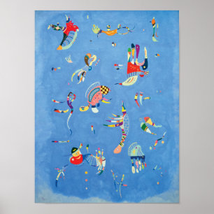 Sky Blue by Wassily Kandinsky Poster