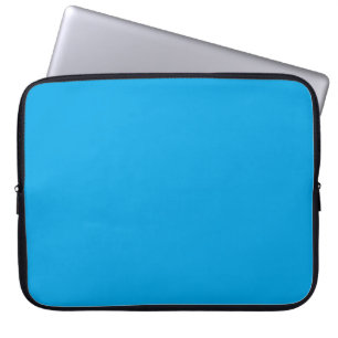 Sky Blue Colour Background Customise it Easily Laptop Sleeve