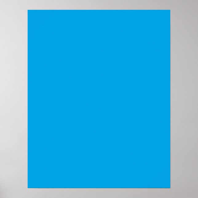 Sky Blue Colour Background Decor (Front)