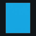 Sky Blue Colour Background Decor Flyer<br><div class="desc">This custom product is available in a cyan blue accent colour decor for yourself or as a gift sure to make an impression in all occasions. Click on the "Customise it!" button or link you find on this product page to reveal a set of user friendly designing tools to customise...</div>