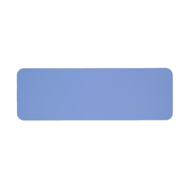 Sky Blue Colour Return Address Label (Front)