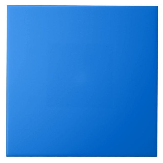 Sky Blue, Digital Blue |#0075EA Ceramic Tile (Front)