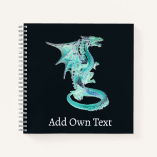 Sky Blue Dragon Notebook