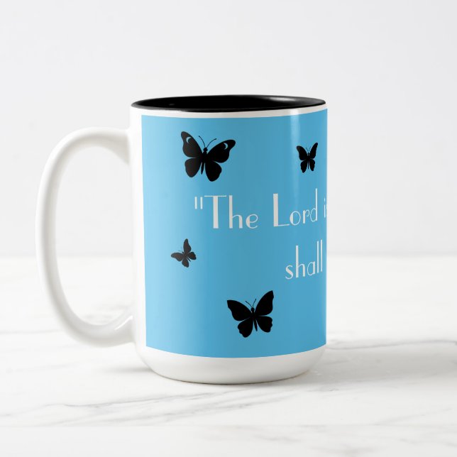Sky Blue Faith Mug (Left)