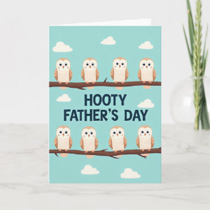 Sky Blue Fathers Day Scene Card