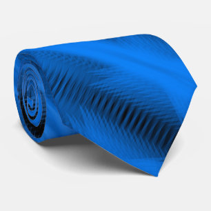 Sky Blue Futuristic Abstract Diagonal Pattern Art Tie