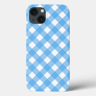 Sky blue gingham Case-Mate iPhone case