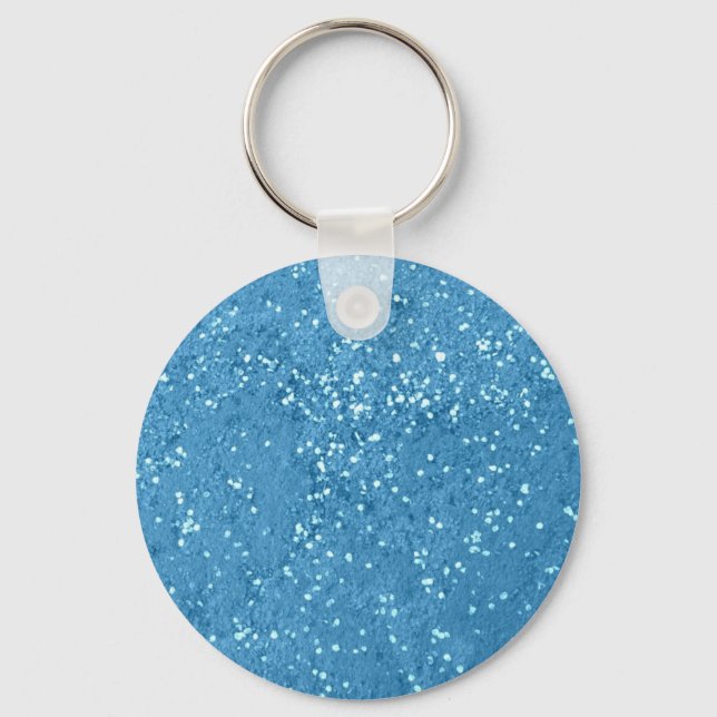 Sky Blue Gravel Key Ring (Front)