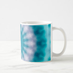 Sky blue kaleidoscope coffee mug