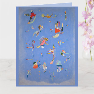 Sky blue, Kandinsky 1940   Card
