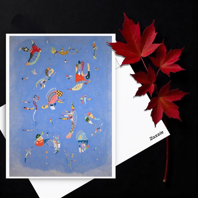 Sky blue, Kandinsky 1940  Postcard (Creator Uploaded)