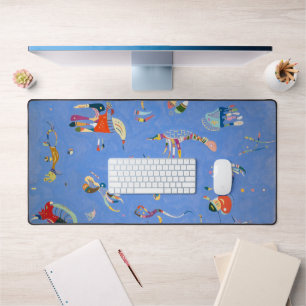 Sky Blue Kandinsky Desk Mat