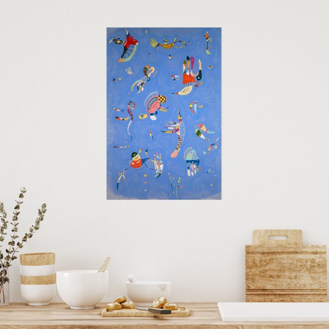 Sky Blue | Kandinsky | Poster (Kitchen)