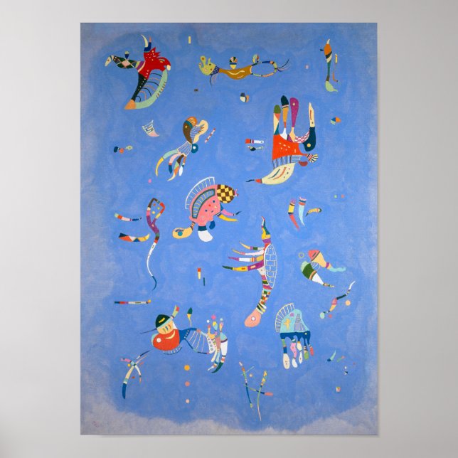 Sky Blue | Kandinsky | Poster (Front)