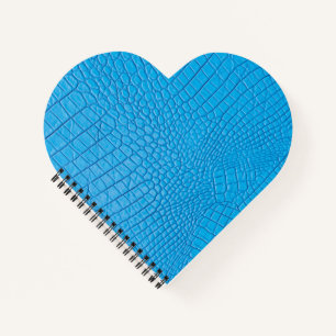 Sky blue leather  notebook