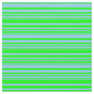 Sky Blue & Lime Coloured Pattern Fabric