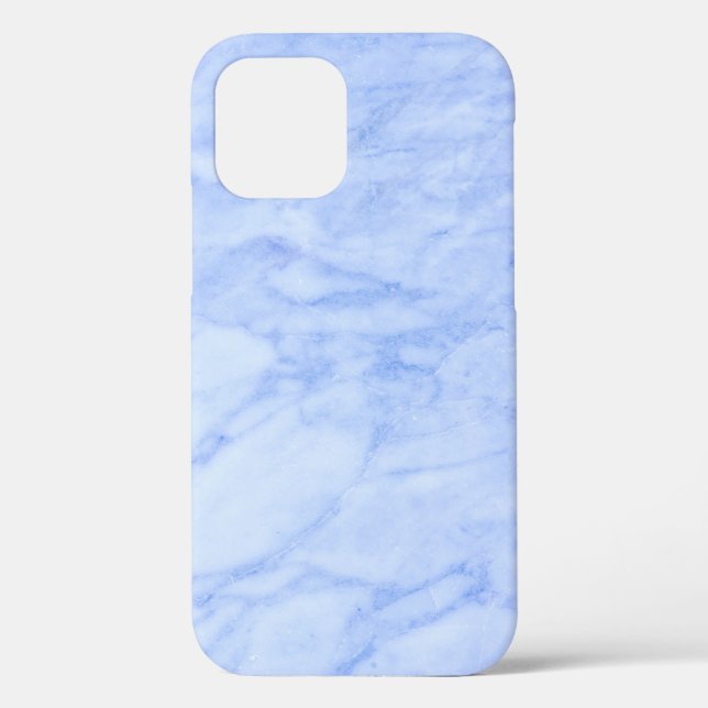 Sky-blue Marble Case-Mate iPhone Case (Back)
