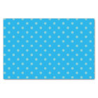Sky Blue & Medium Blue Polka Dots Tissue Paper