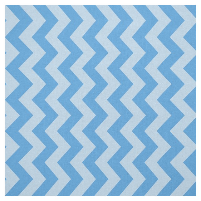 Sky Blue Moroccan Moods Chevrons Fabric (Swatch)
