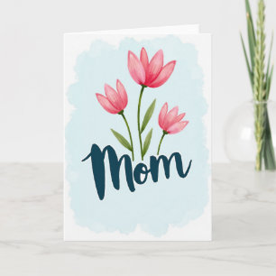 Sky Blue Mum Sentiment Card