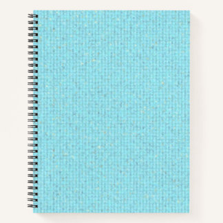 Sky blue pattern notebook