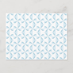 Sky Blue Pinwheels Postcard