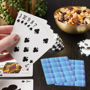 Sky Blue Playing Cards