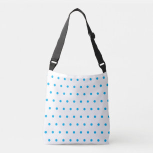 Sky Blue Polka Dots Crossbody Bag