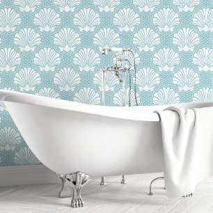 Sky Blue Seashell  Wallpaper