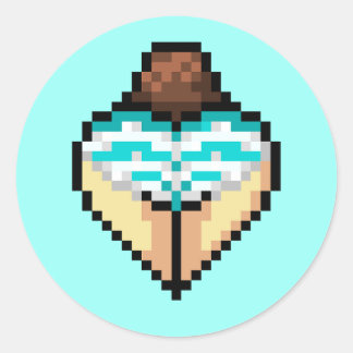 Sky blue shimapan Sticker