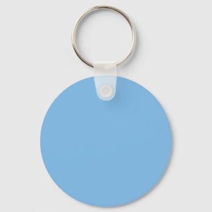 Sky Blue (solid colour) Aero  Key Ring