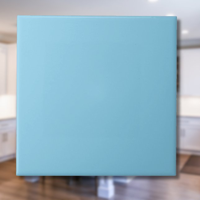 Sky Blue Solid Colour | Classic | Elegant Ceramic Tile (Creator Uploaded)