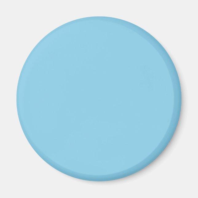 Sky Blue Solid Colour Magnet (Front)