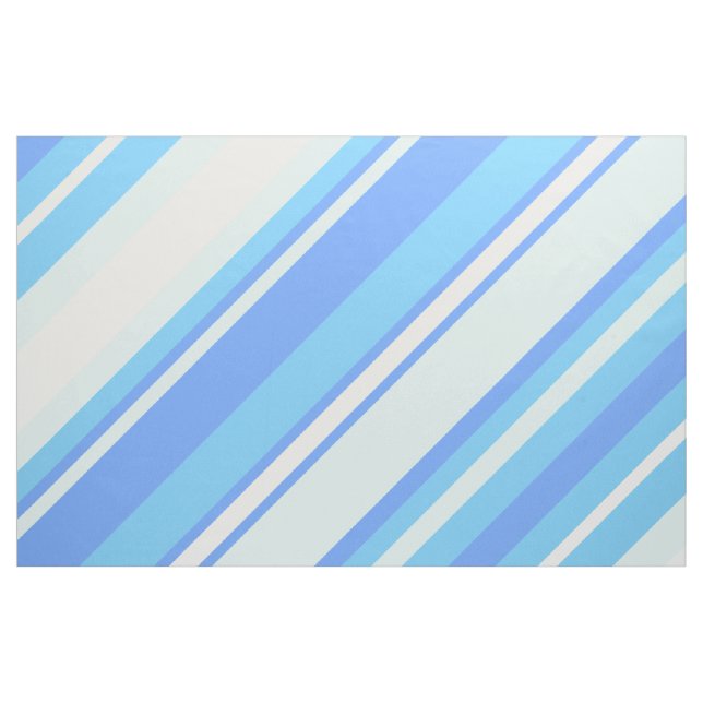 Sky blue stripes fabric (Fat Quarter)