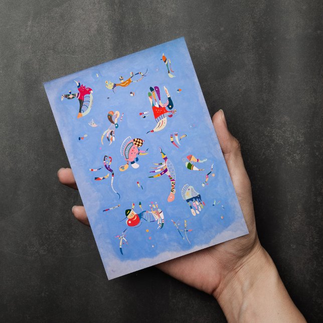 Sky Blue | Wassily Kandinsky Card (Creator Uploaded)