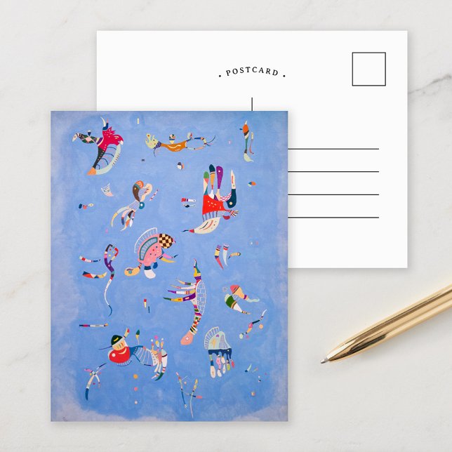 Sky Blue | Wassily Kandinsky Postcard (Creator Uploaded)
