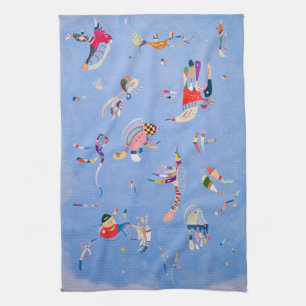 Sky Blue Wassily Kandinsky Tea Towel
